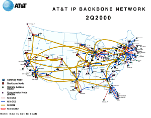 AT&T Backbone - cliquer pour voir une image plus large