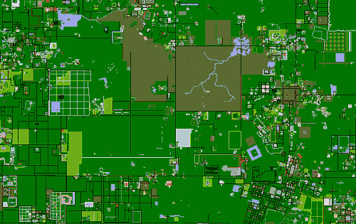 cliquer pour voir la carte entière de AlphaWorld en Aout 2001 (attention - c'est gros!) 