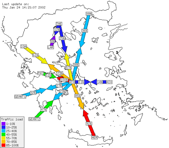 GRNET - Click to see the current weather map