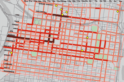 Philadelphia fibre map - cliquer pour voir une image plus large